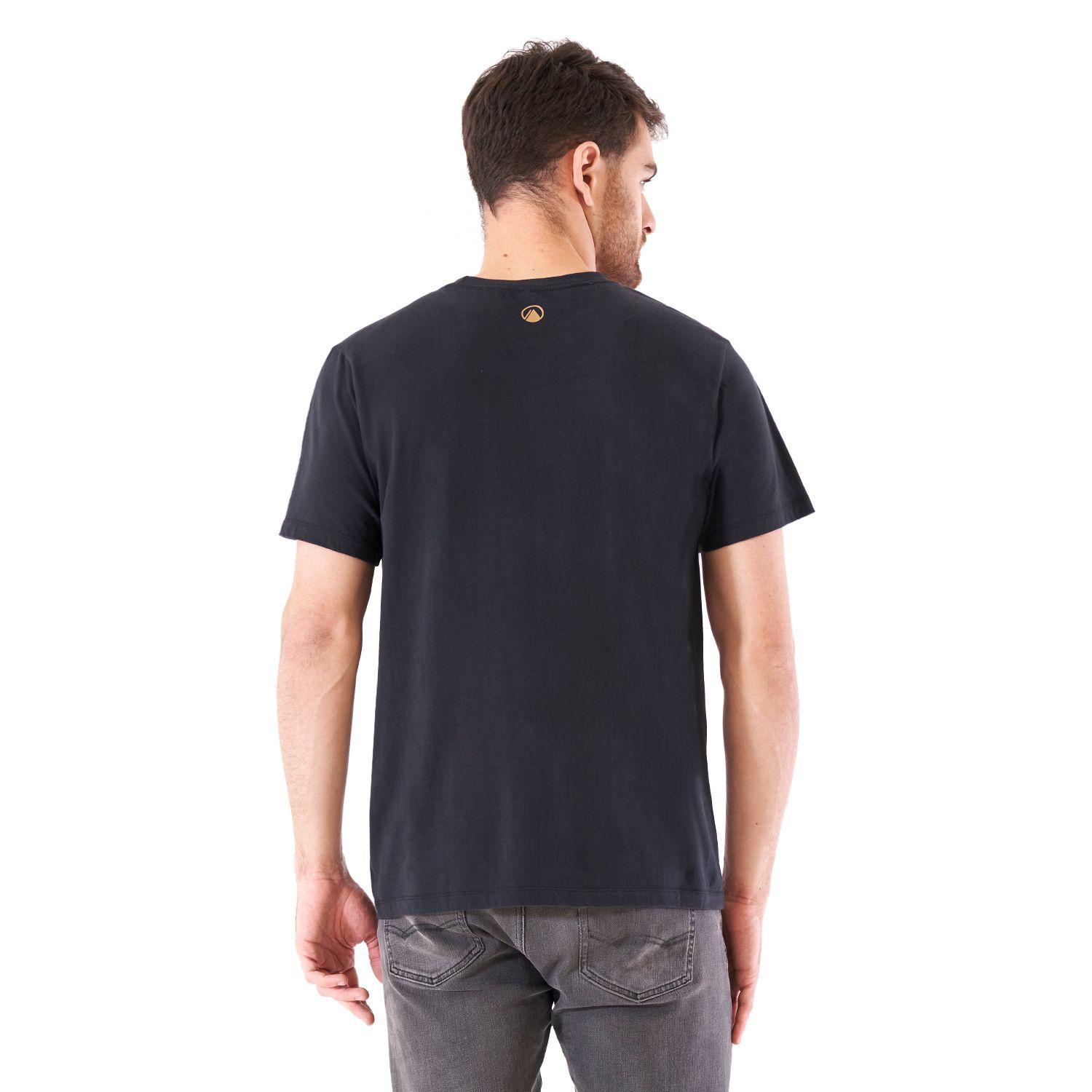 Polera Hombre Wildlife UV-Stop T-Shirt Grafito Lippi-5