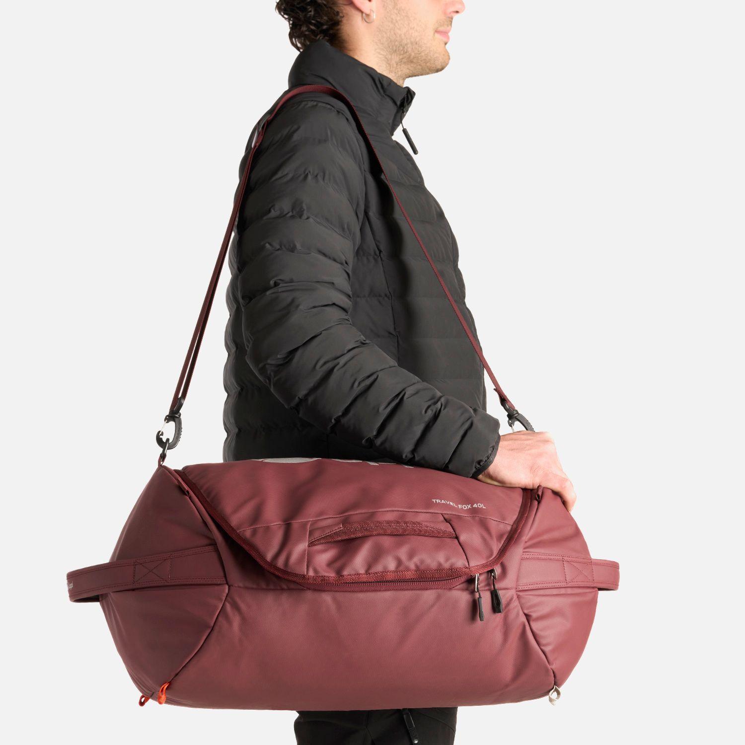 Bolso Unisex Travel Fox Duffel Bag 40L Burdeo Lippi-2