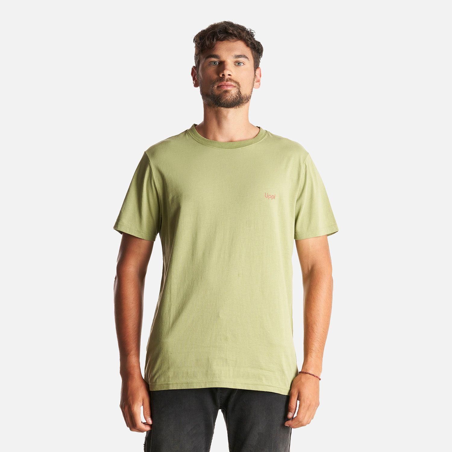 Polera Hombre Into the Mountain T-Shirt Verde Mate Lippi-1
