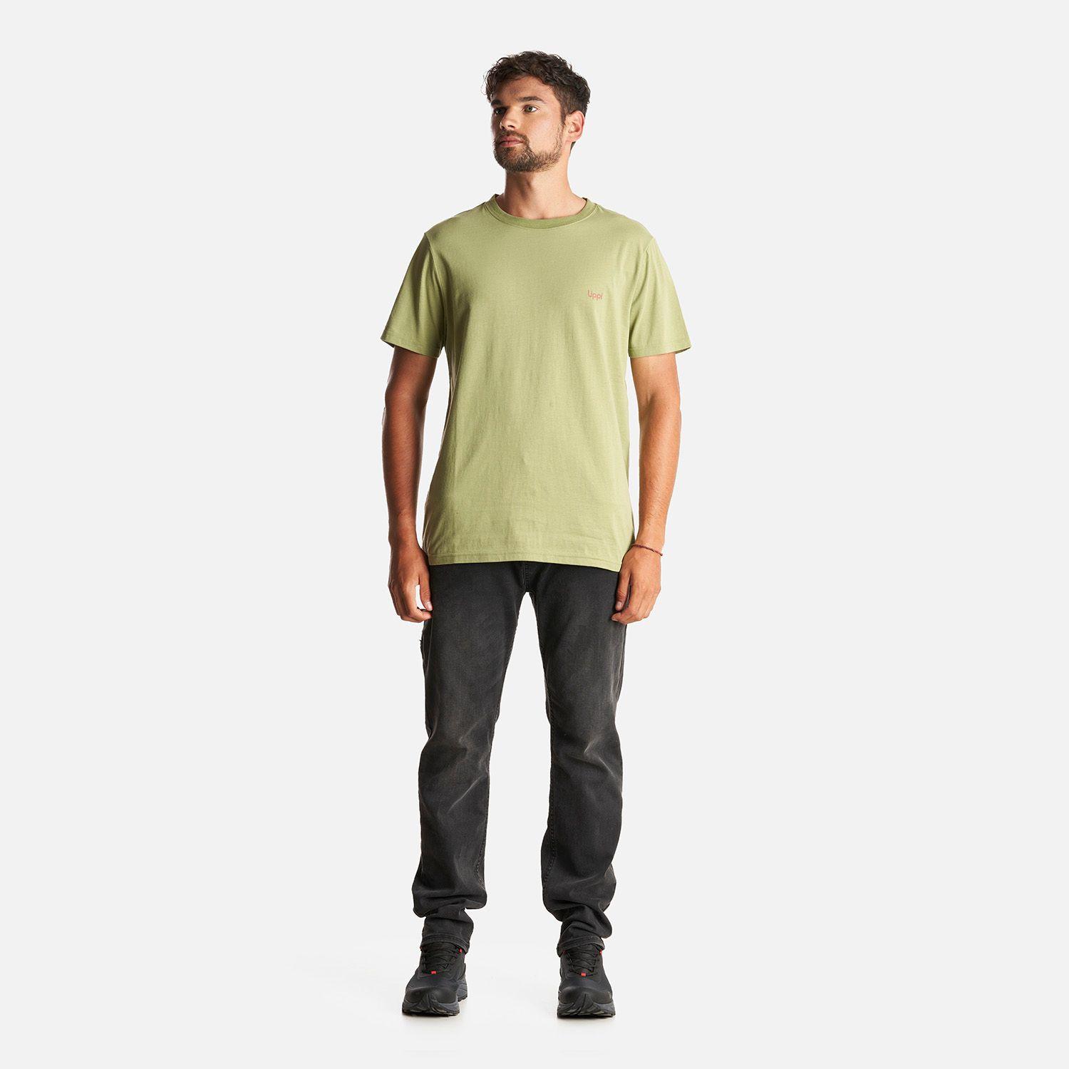 Polera Hombre Into the Mountain T-Shirt Verde Mate Lippi-5