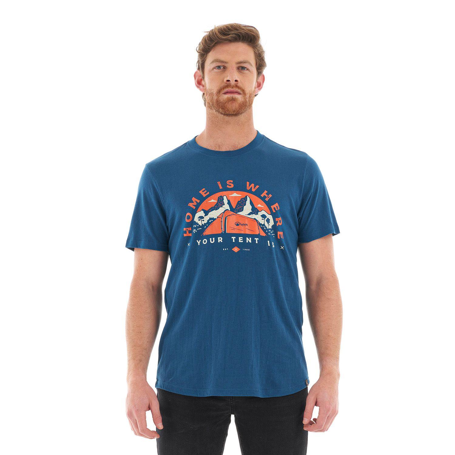 Polera Hombre Heritage UV-Stop T-Shirt Azul Lippi-1
