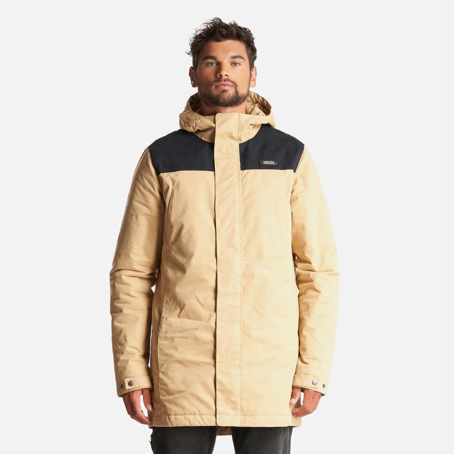 Chaqueta Hombre Peumo Canvas Hoody Jacket Taupe Lippi-1