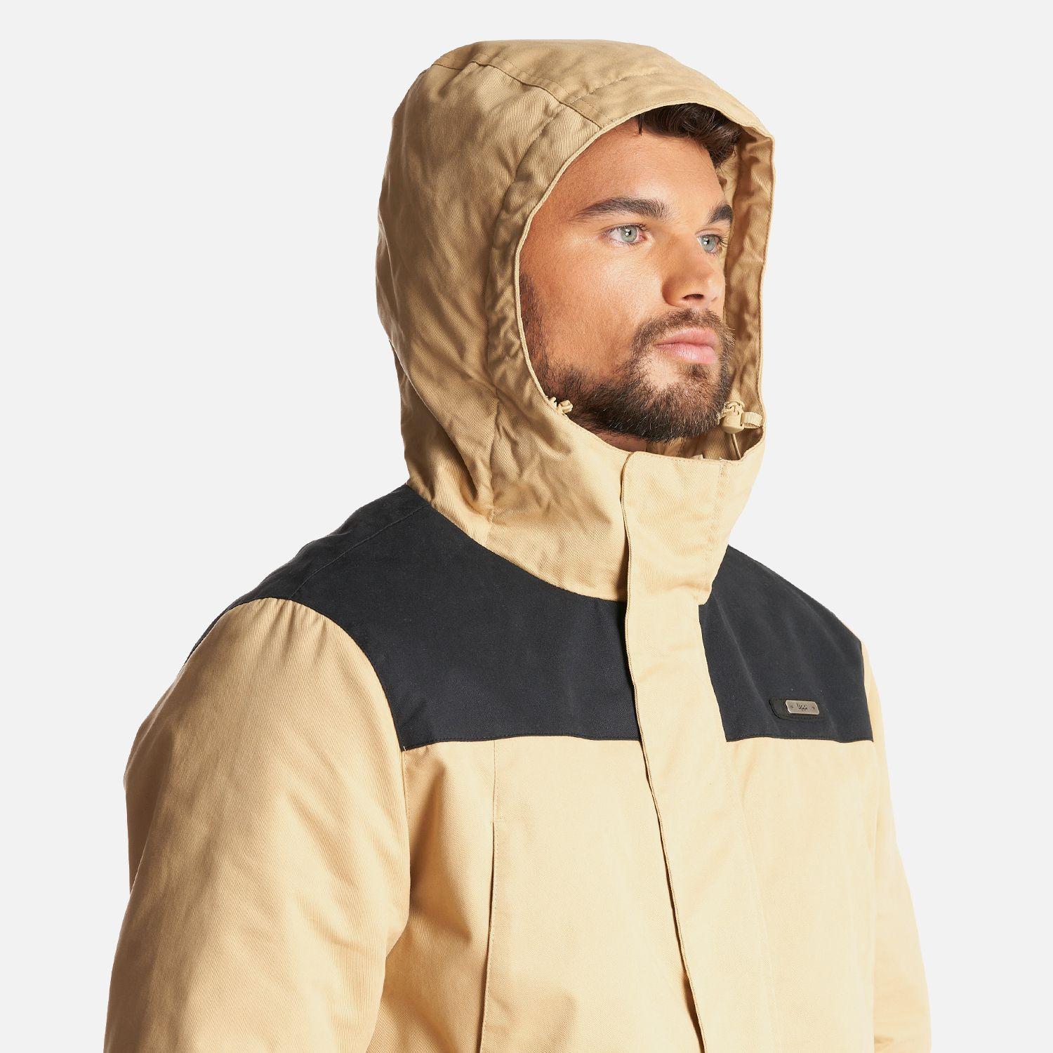 Chaqueta Hombre Peumo Canvas Hoody Jacket Taupe Lippi-4