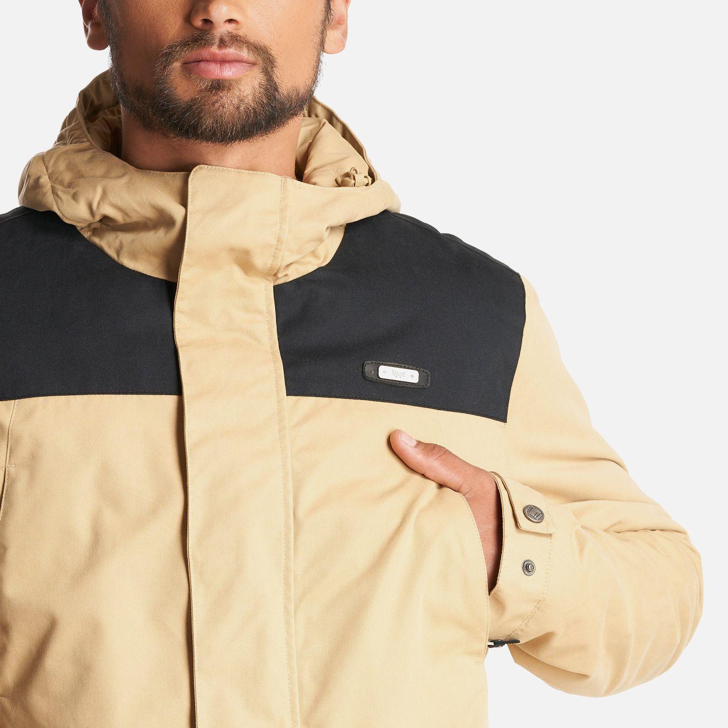 Chaqueta Hombre Peumo Canvas Hoody Jacket Taupe Lippi-5