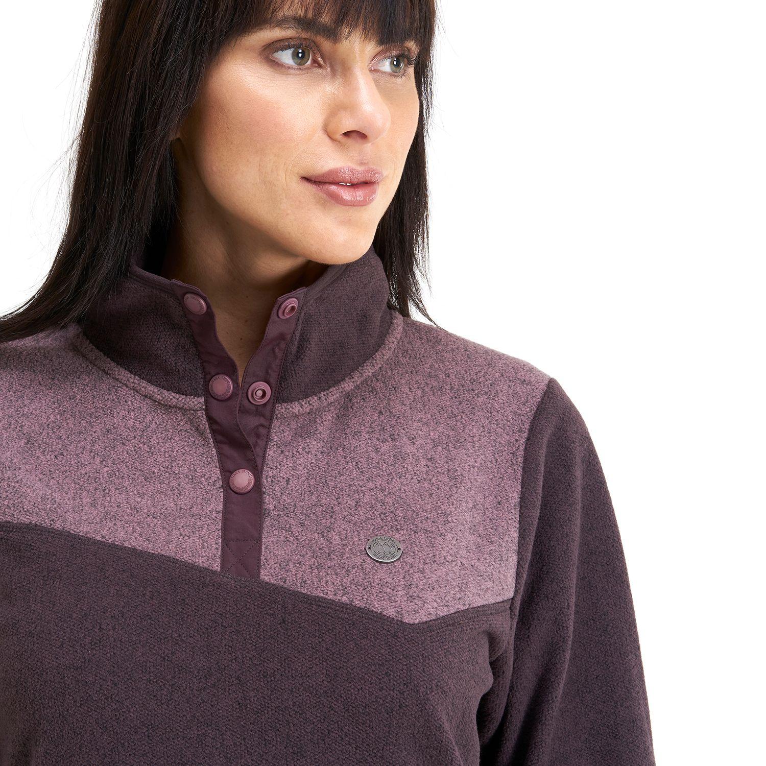 Poleron Mujer Tokerau Burdeo Haka Honu I20-4