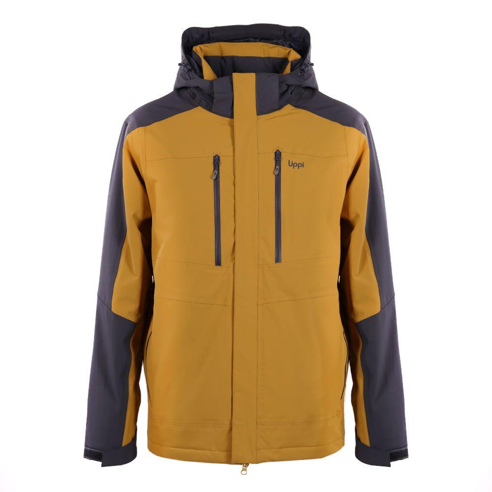 Chaqueta Hombre Andes B-Dry Hoody Jacket Mostaza Oscuro / Grafito Lippi-0