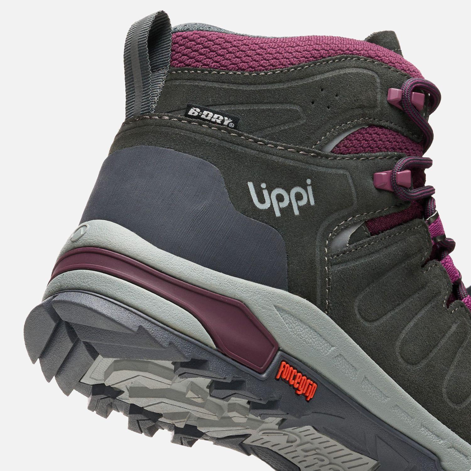 Botín Mujer All Terra Mid Gris / Morado Lippi I25-7