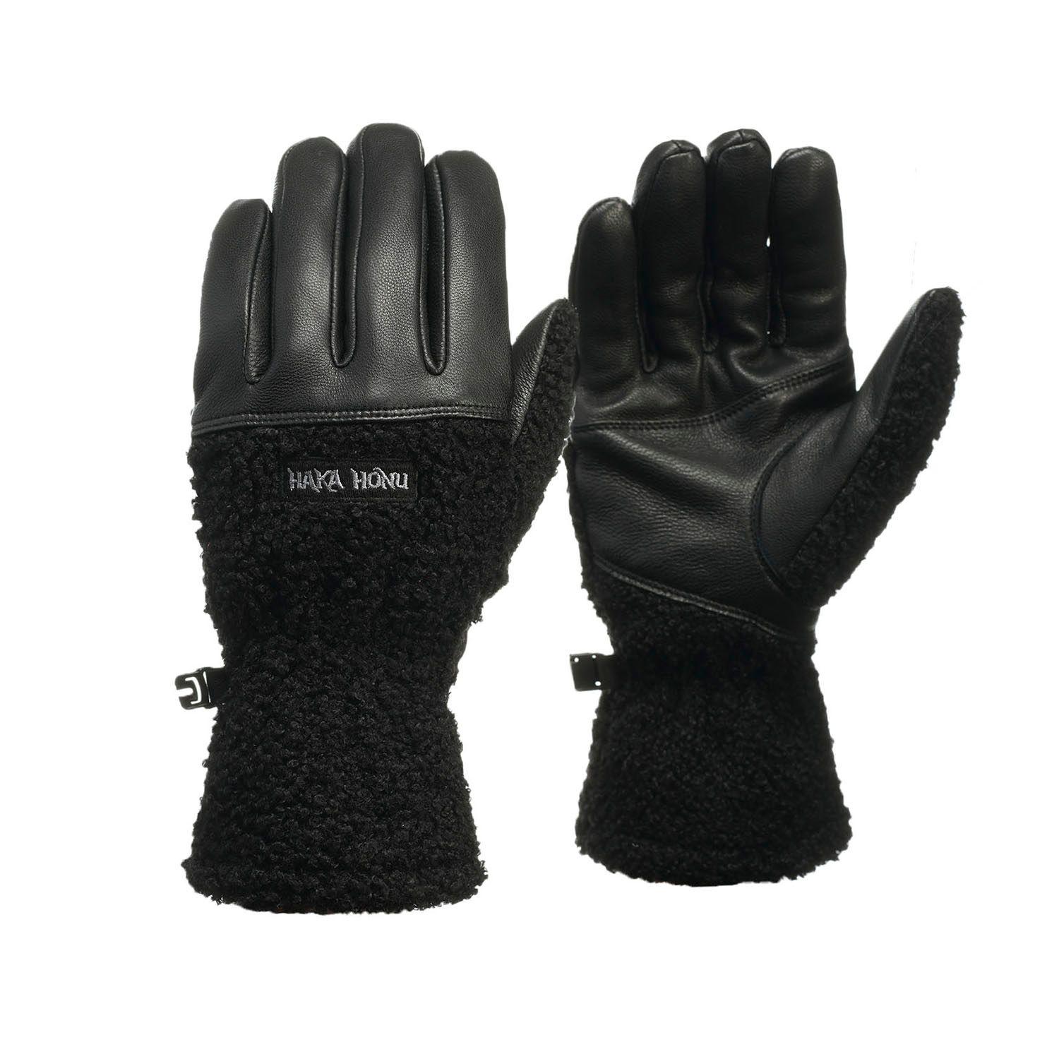 Guante Hombre Bagual Merino Wool Chiporro Negro Haka Honu-0