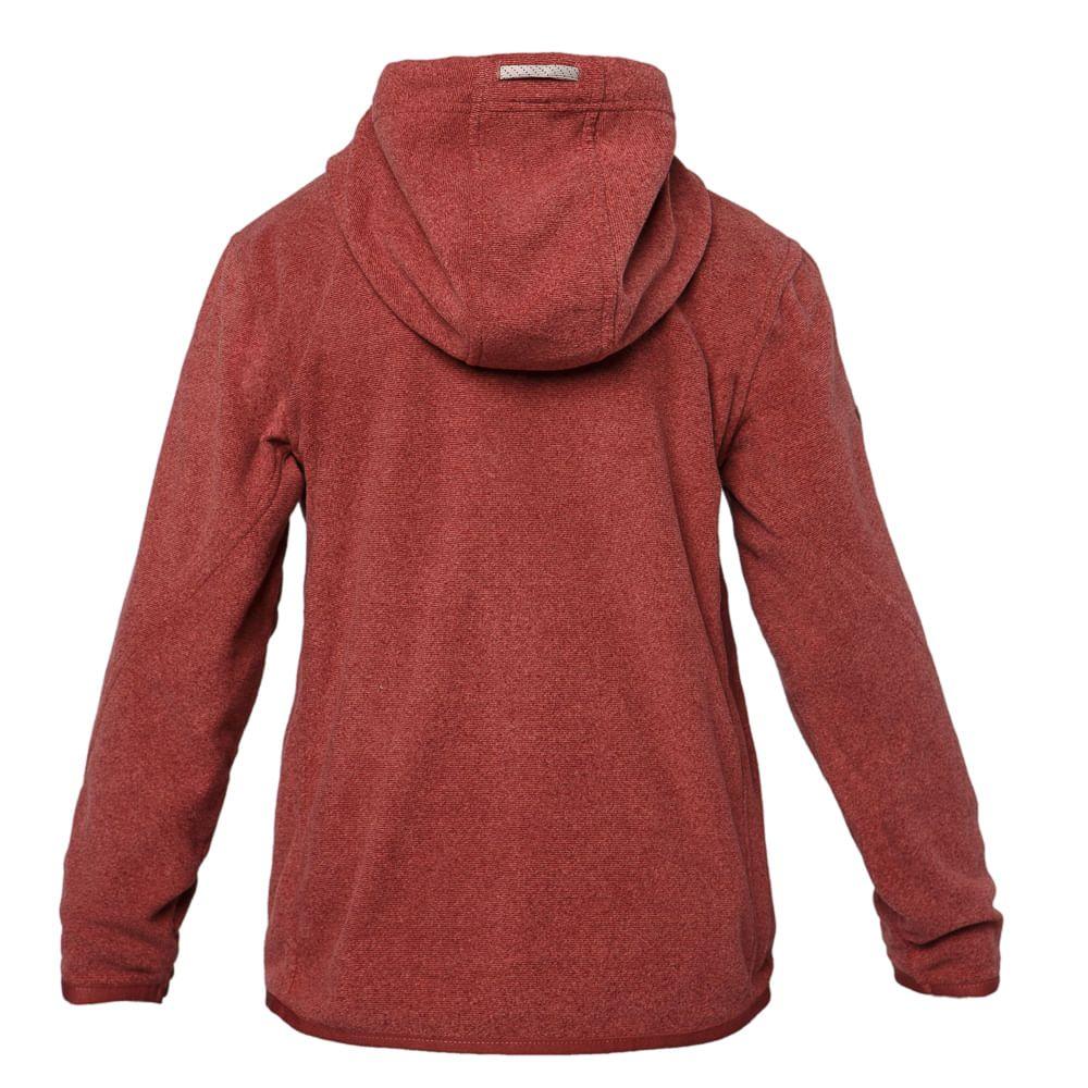 Poleron Niño Stripes Nano-F Jacket Burdeo / Terracota Lippi-2