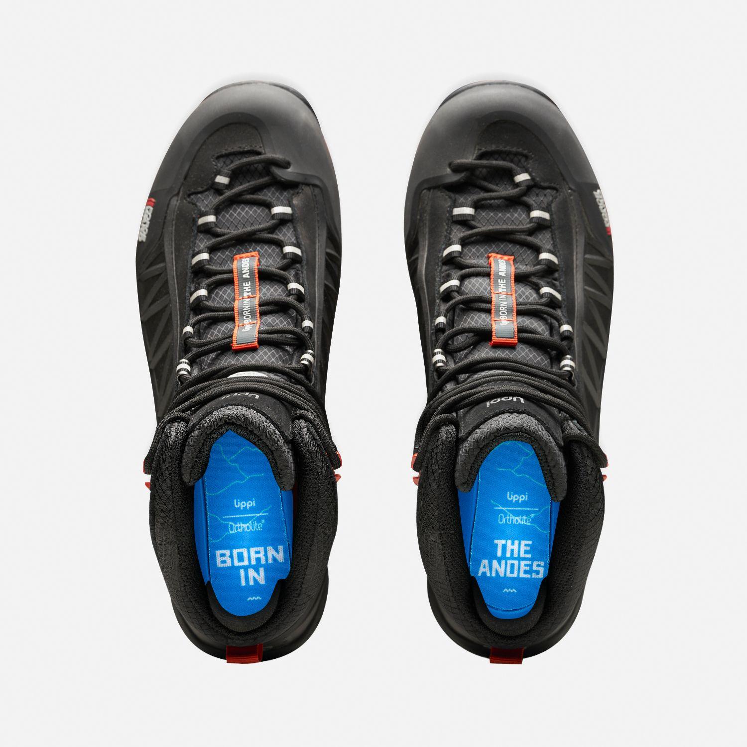 Botín Hombre Bravo Evo Negro / Rojo Lippi I26-5