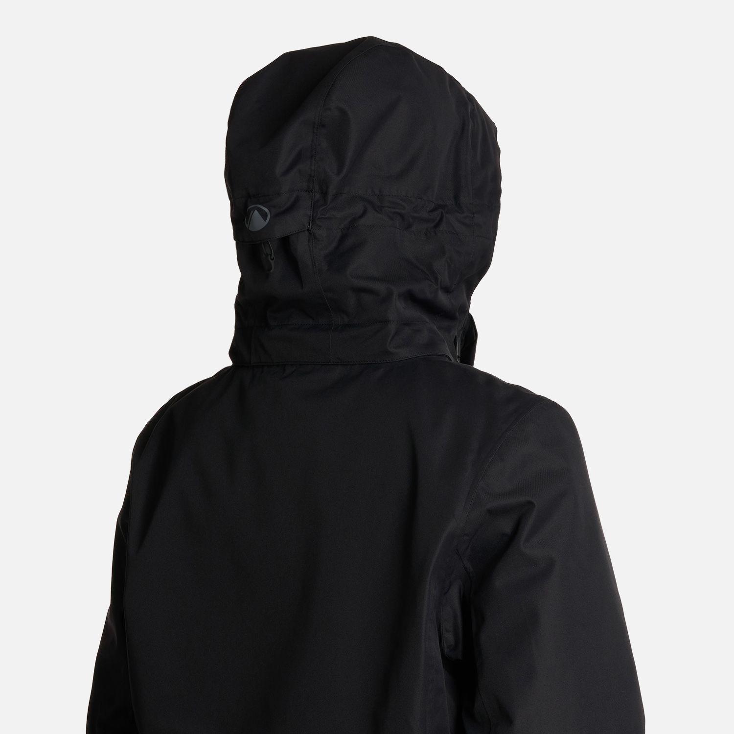 Chaqueta Mujer Tres Cruces Fusion-3 Hoody Negro Lippi I25-5