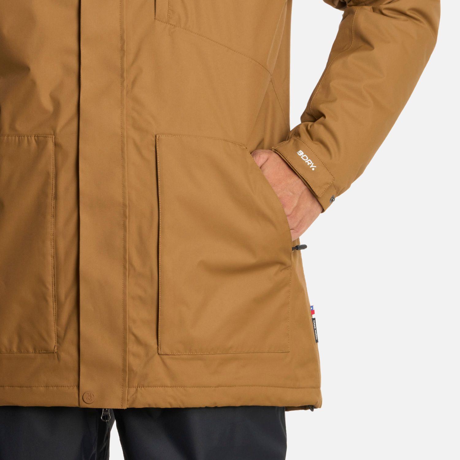 Chaqueta Hombre Terranova Mostaza Haka Honu-4
