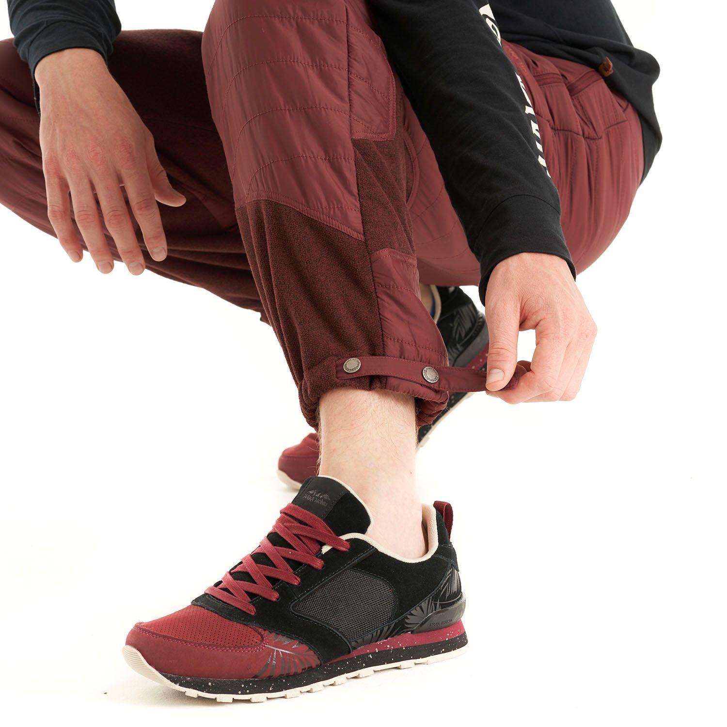 Pantalon Hombre Calentin Burdeo Haka Honu-6