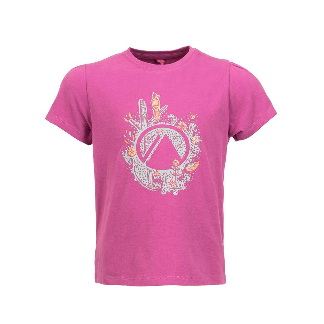 Polera Niña Logo Lippi UV-Stop T-Shirt Violeta Lippi-0