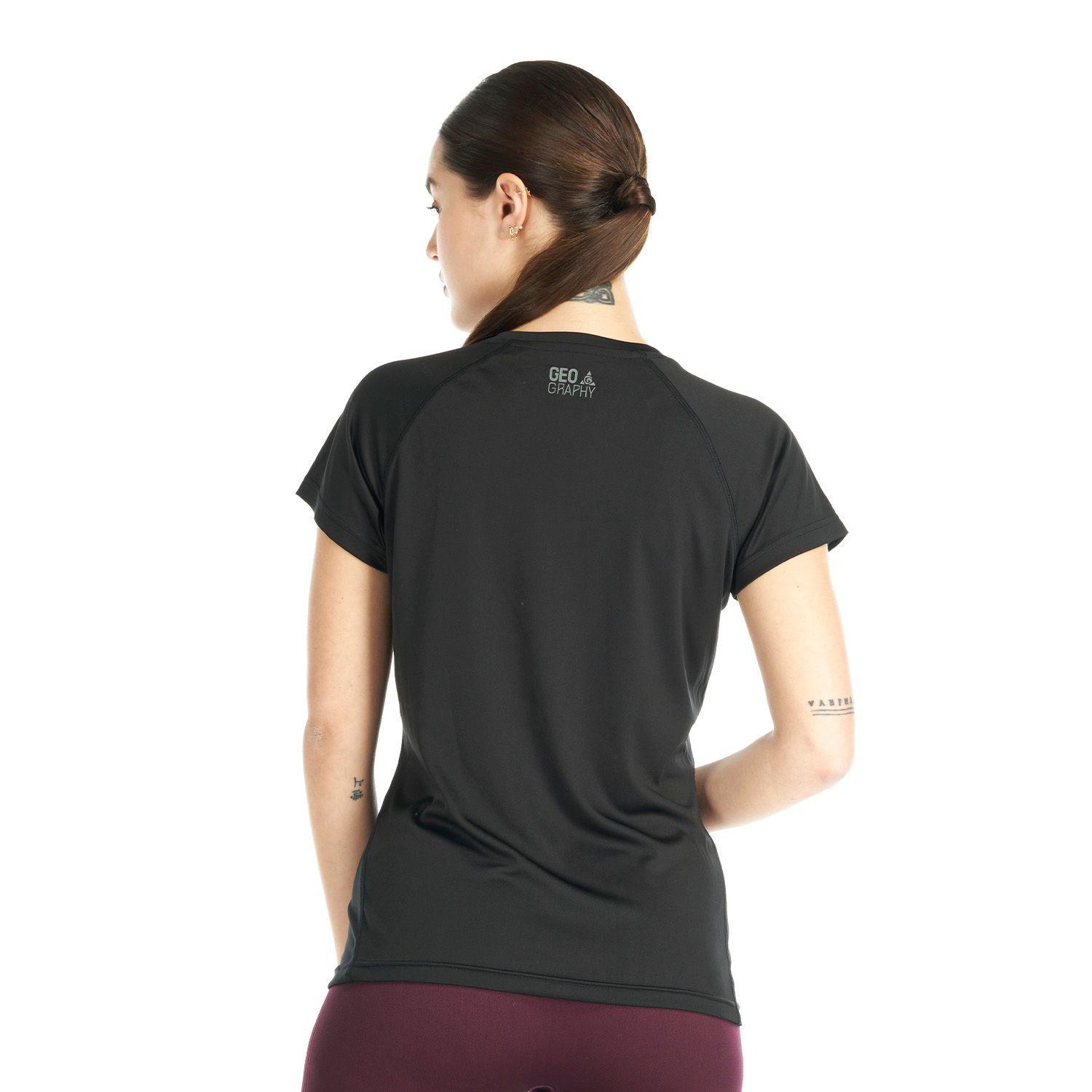Polera Mujer Fauna Negro Geography-3