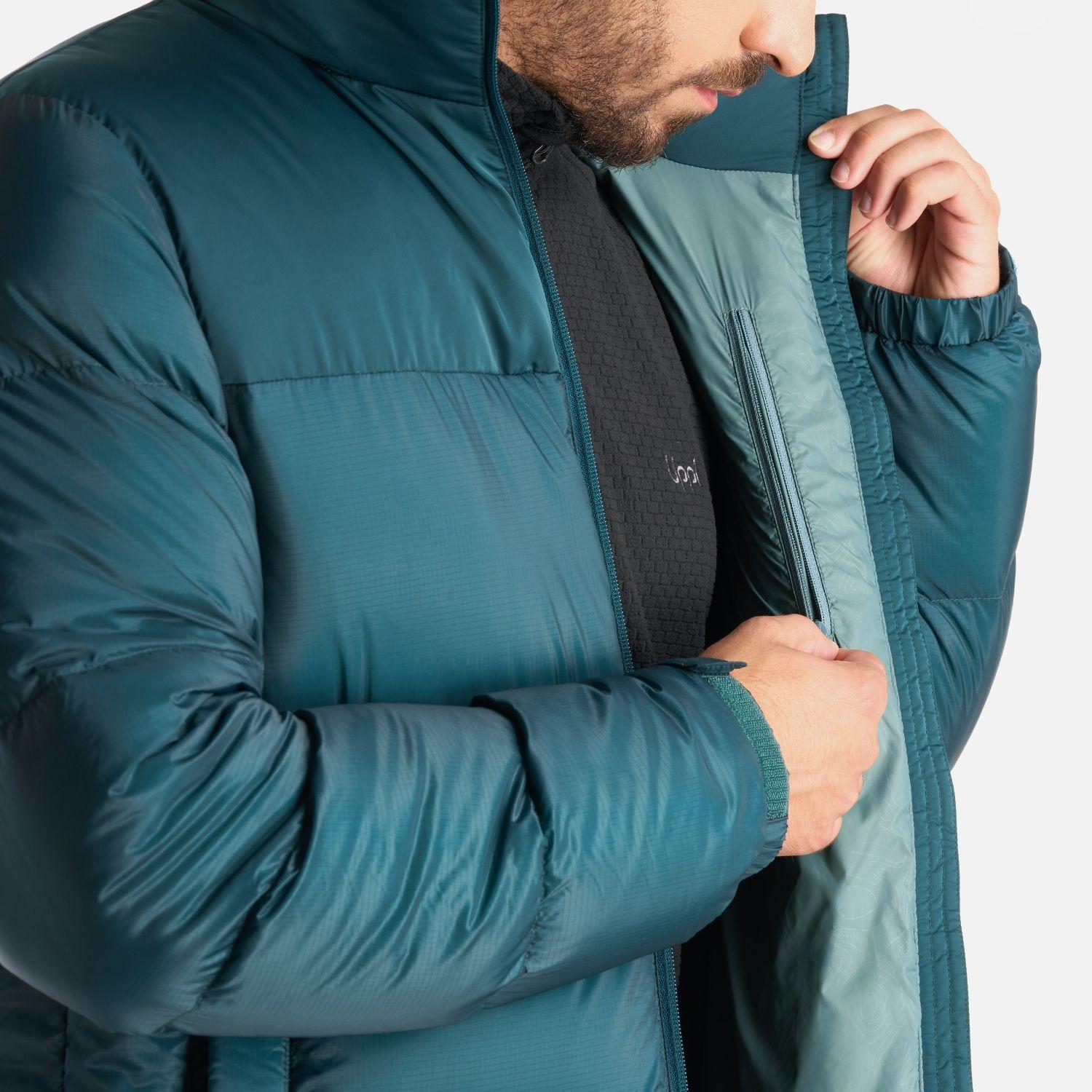 Chaqueta Hombre Winter Down 800 FP Petroleo Oscuro Lippi I25-7