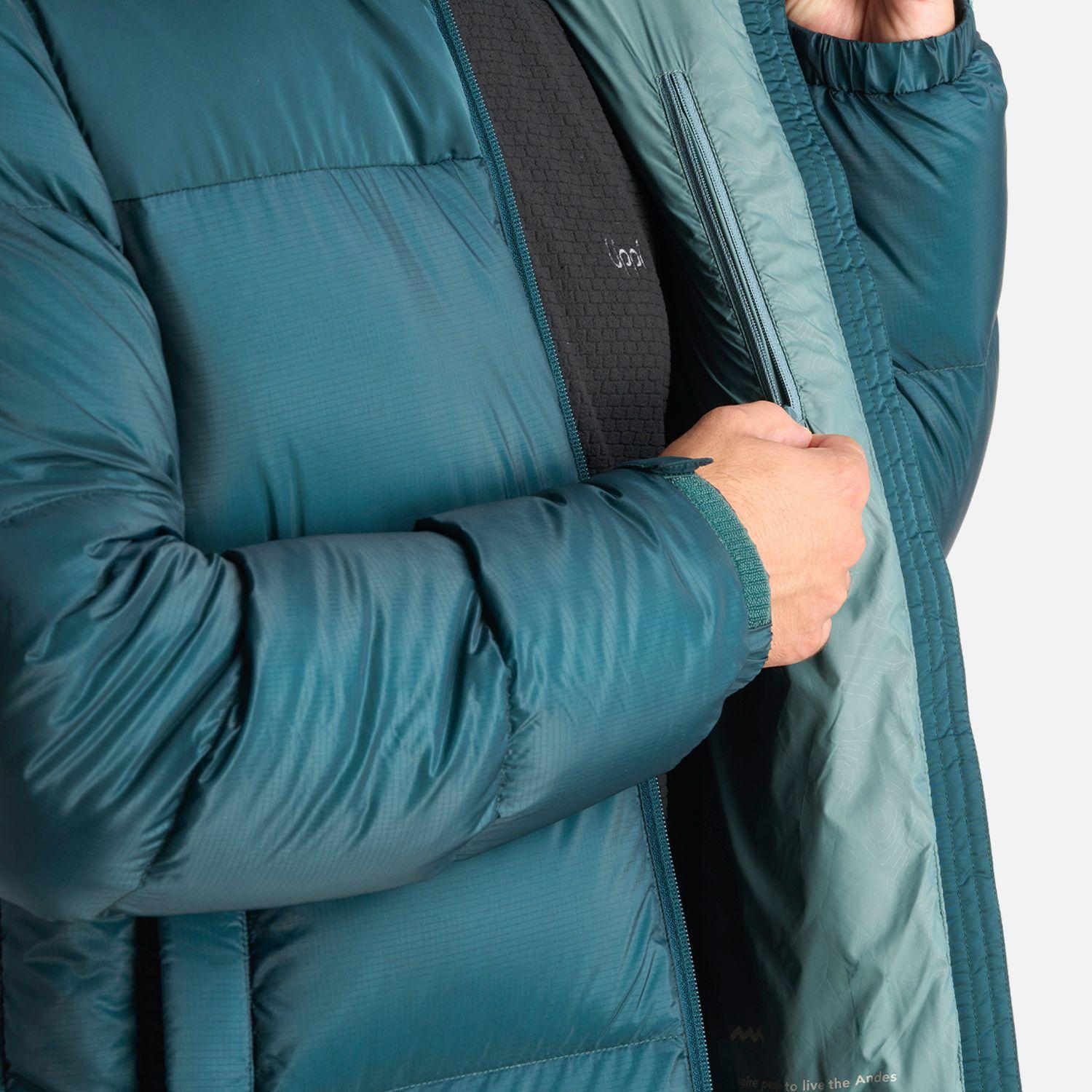 Chaqueta Hombre Winter Down 800 FP Petroleo Oscuro Lippi I25-6