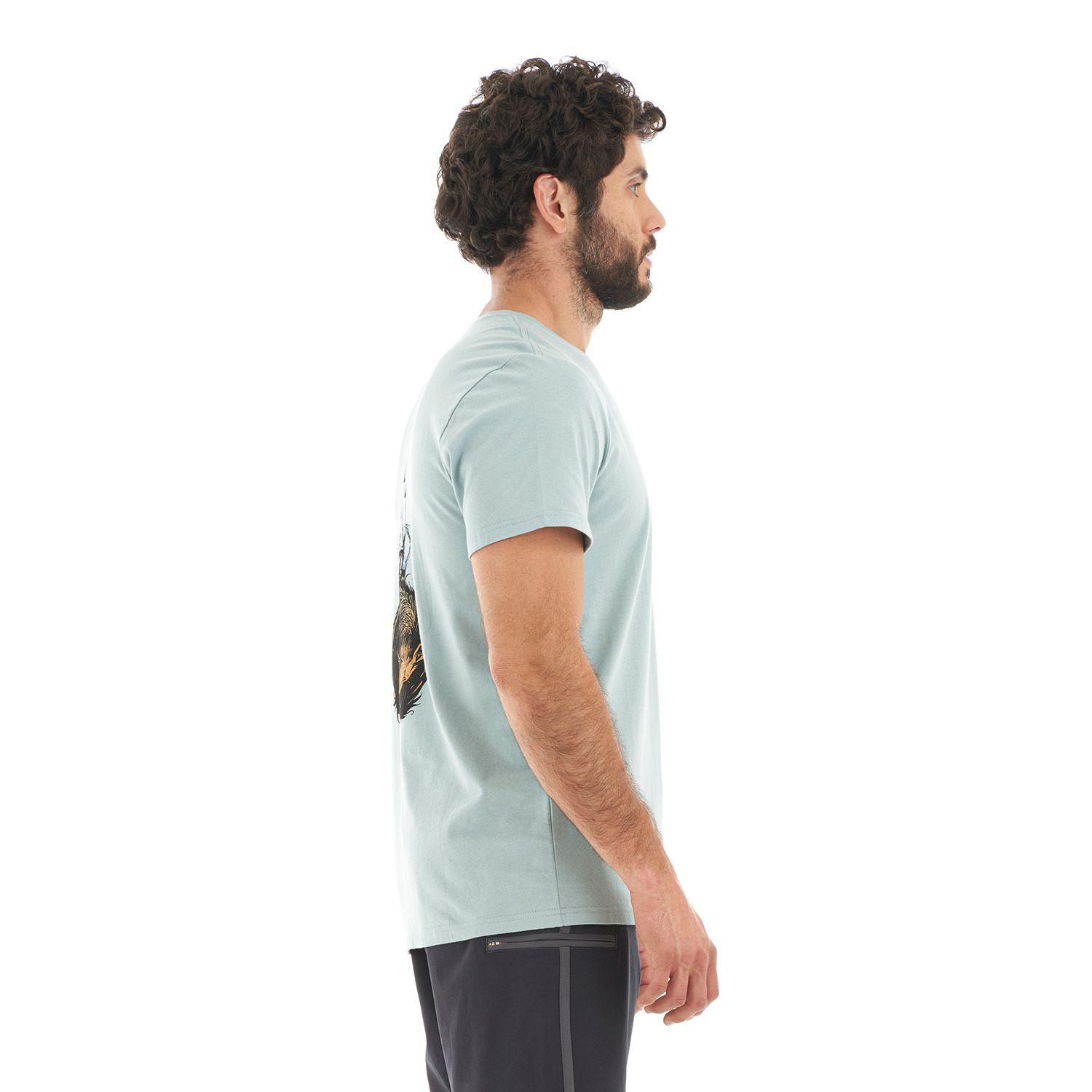 Polera Hombre Zorro Celeste Haka Honu-3