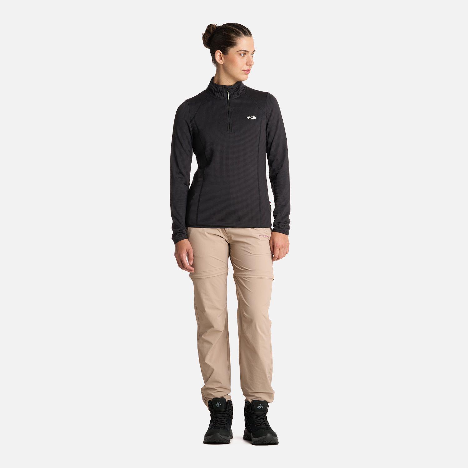 Polerón Mujer Taina Negro Haka Honu I25-4