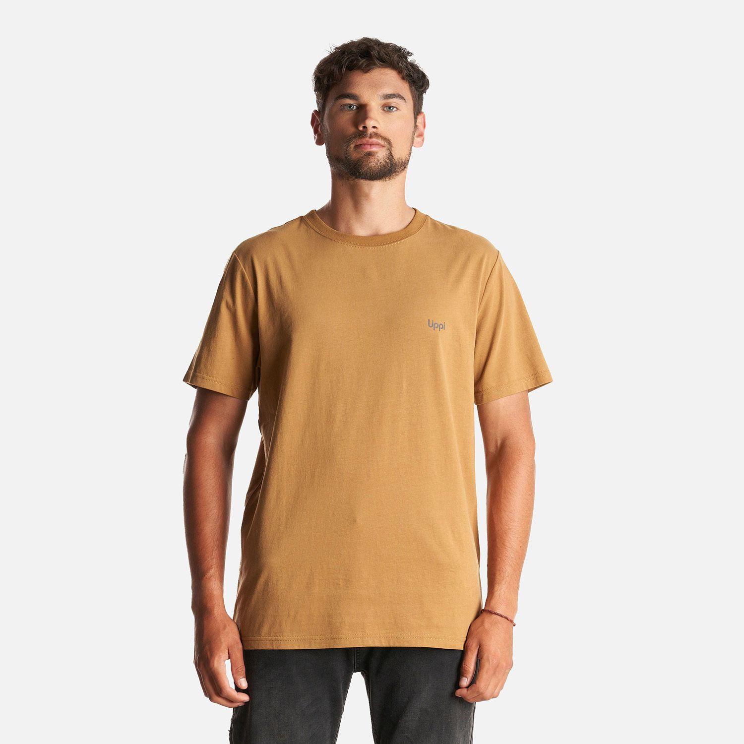 Polera Hombre Into the Mountain T-Shirt Mostaza Oscuro Lippi-1