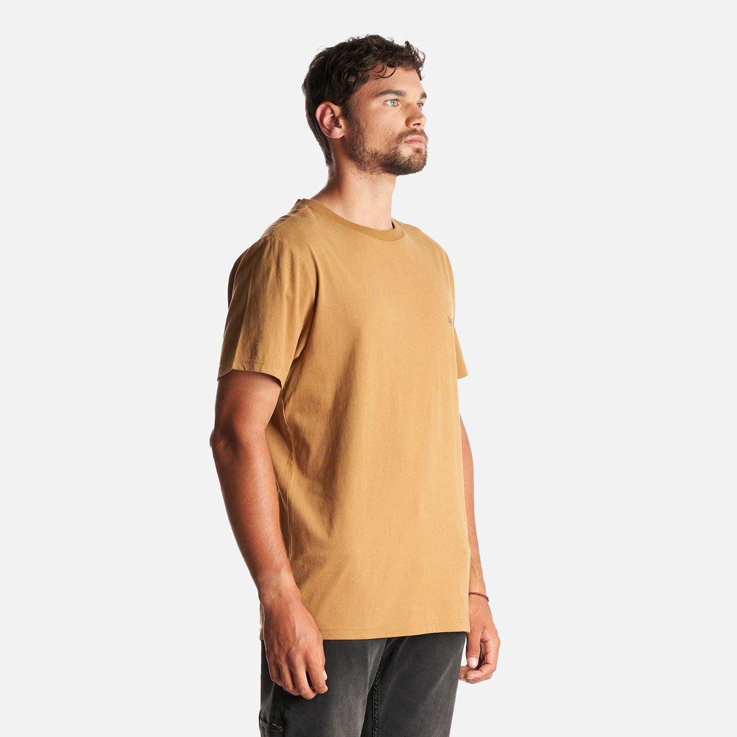 Polera Hombre Into the Mountain T-Shirt Mostaza Oscuro Lippi-2