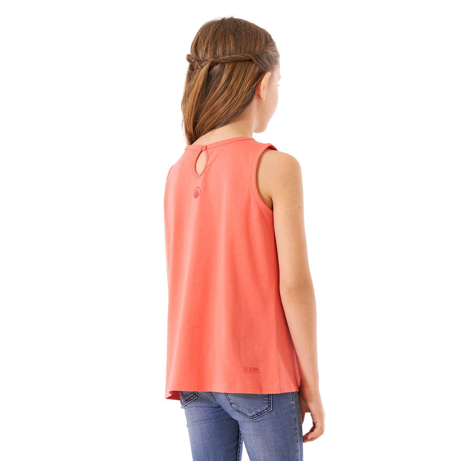 Polera Niña Scout UV-Stop T-Shirt Rosado Lippi-3