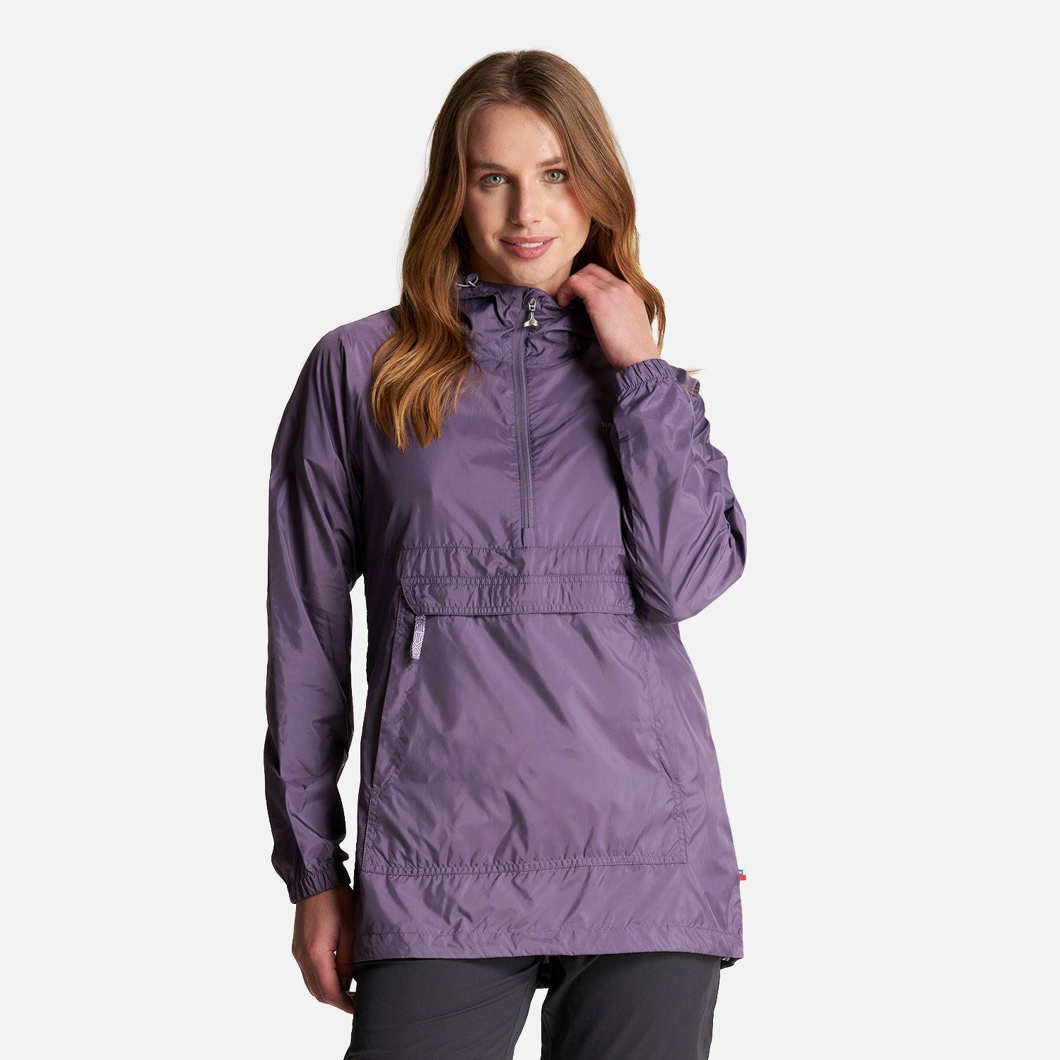 Chaqueta Mujer Aperrao 1/4 Zip Purpura Haka Honu-1