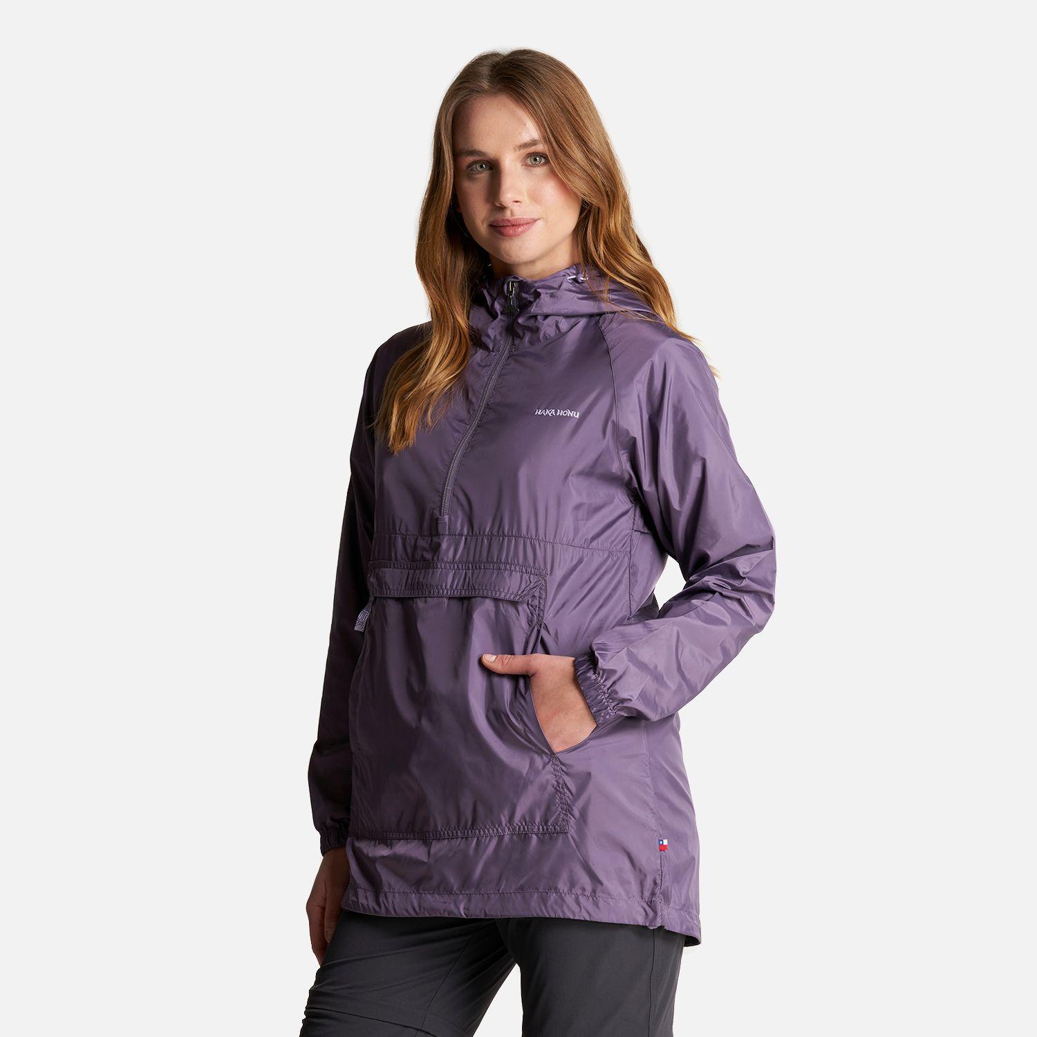 Chaqueta Mujer Aperrao 1/4 Zip Purpura Haka Honu-2