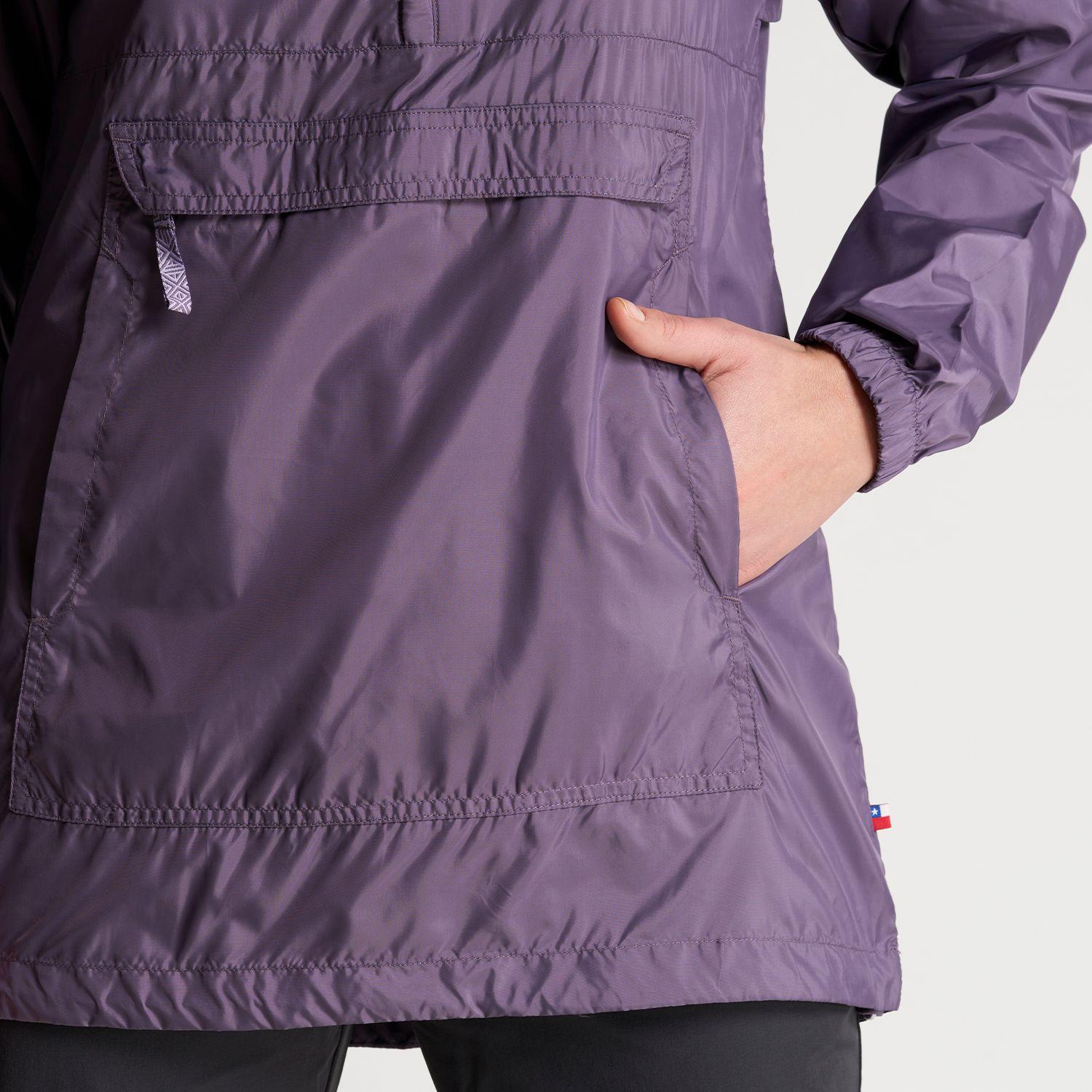 Chaqueta Mujer Aperrao 1/4 Zip Purpura Haka Honu-6
