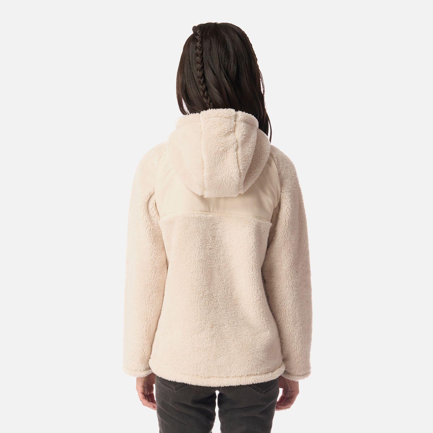 Polar Teen Girl Bear Shaggy-Pro Hoody Jacket Beige Lippi I26-2
