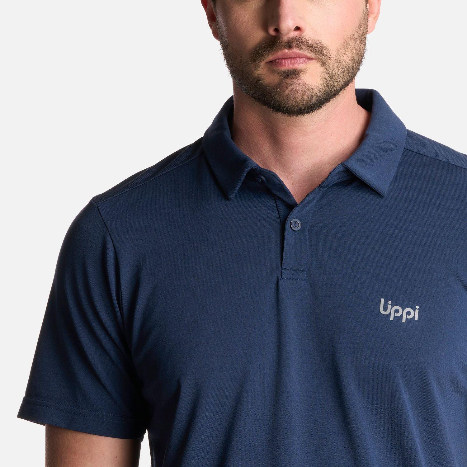 Polera Hombre B-Classic Seamless Polo Azul Marino Lippi-3