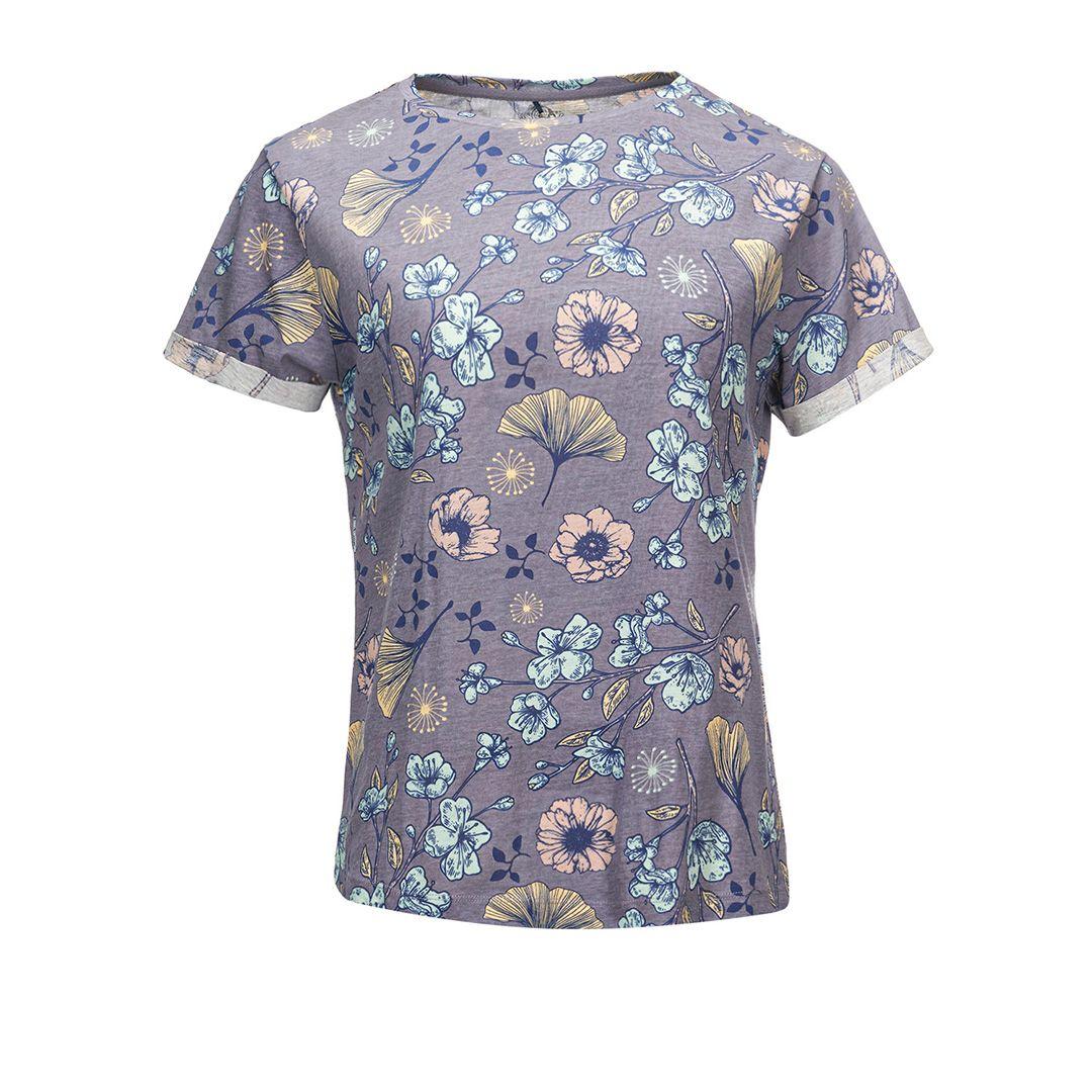Polera Mujer Flora Morado Haka Honu-0