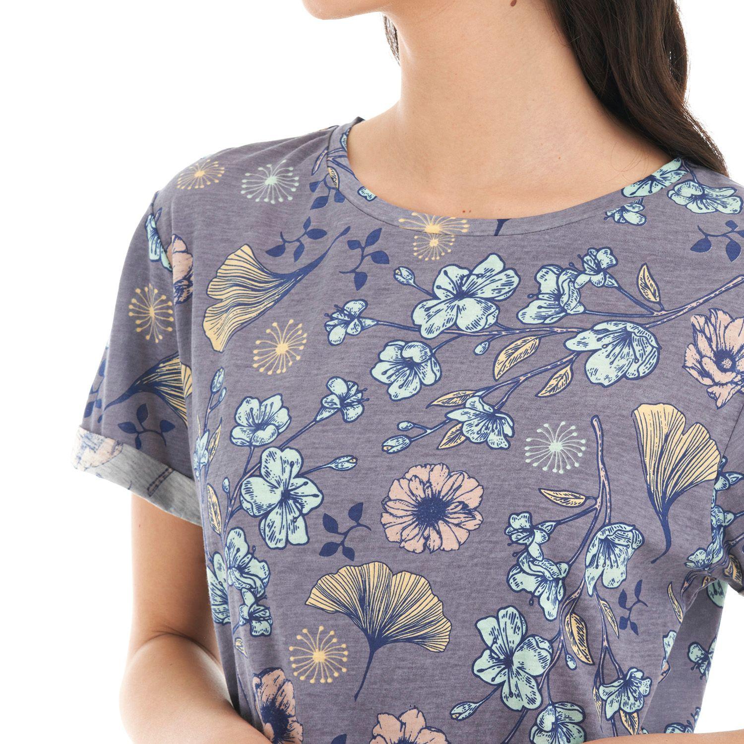 Polera Mujer Flora Morado Haka Honu-6
