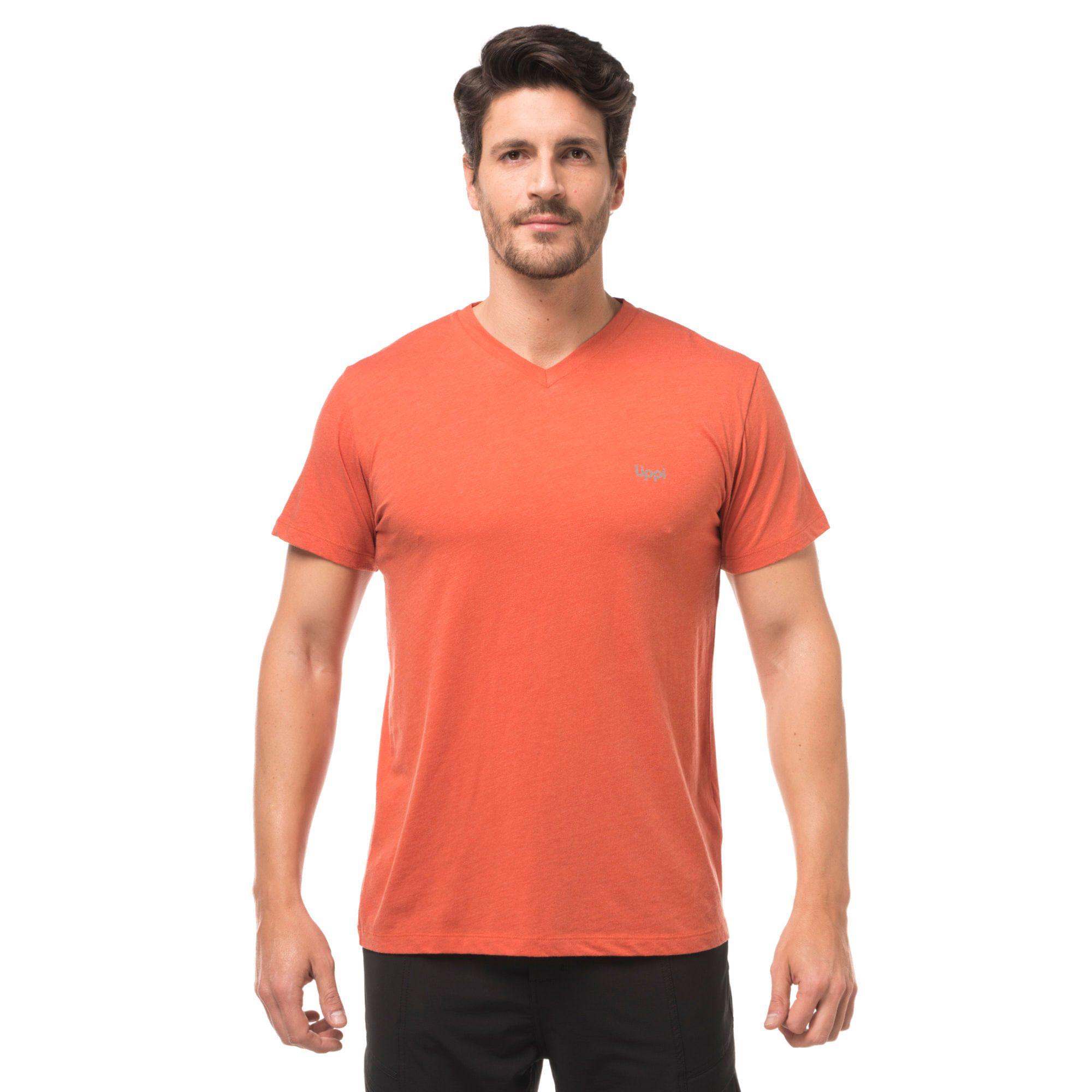 Polera Hombre Montserrat Cotton T-Shirt Melange Azul Marino Lippi-1