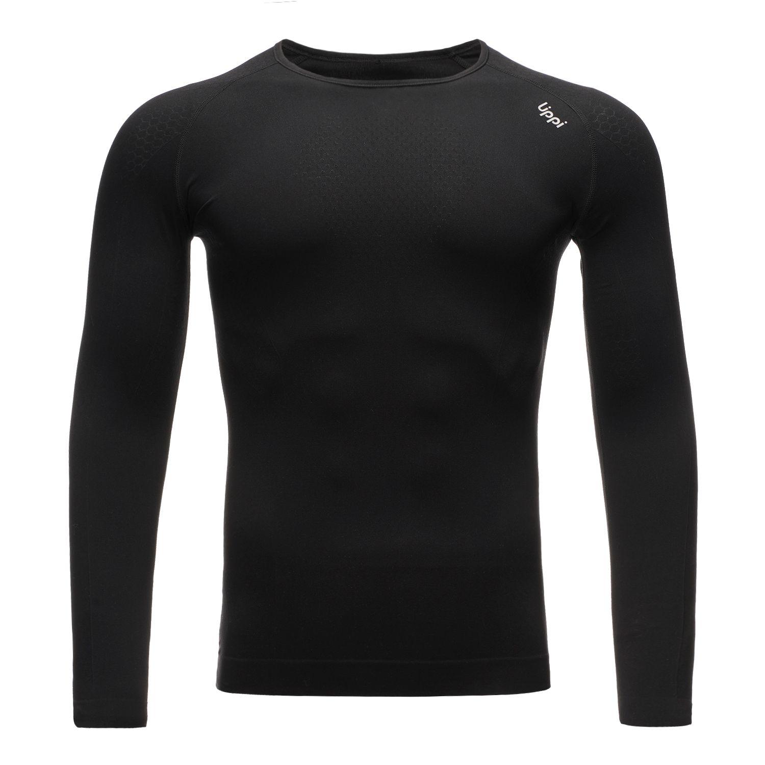 Primera Capa Hombre Skintec 1000 Seamless Top Negro Lippi V23-0