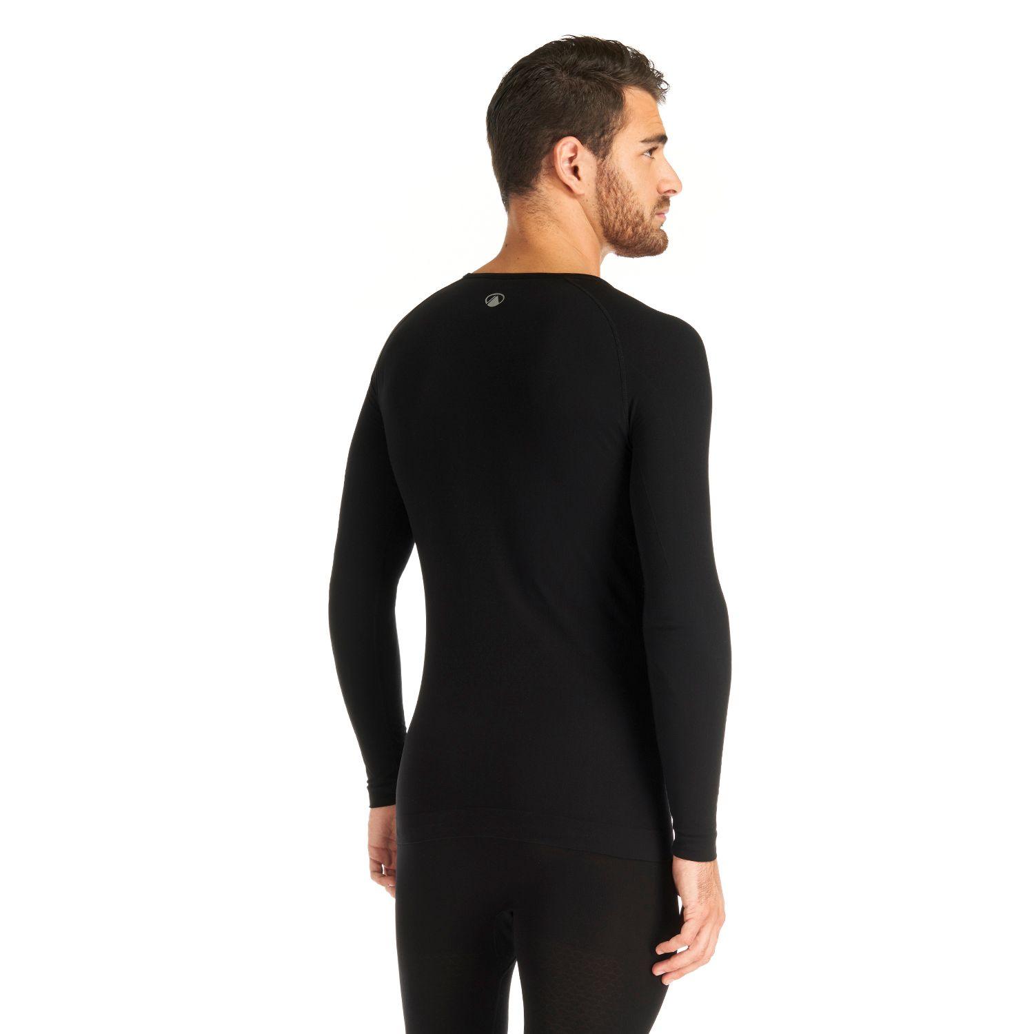 Primera Capa Hombre Skintec 1000 Seamless Top Negro Lippi V23-4