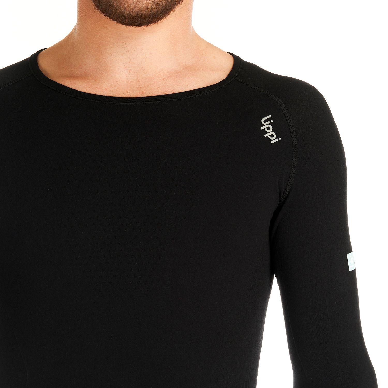 Primera Capa Hombre Skintec 1000 Seamless Top Negro Lippi V23-7