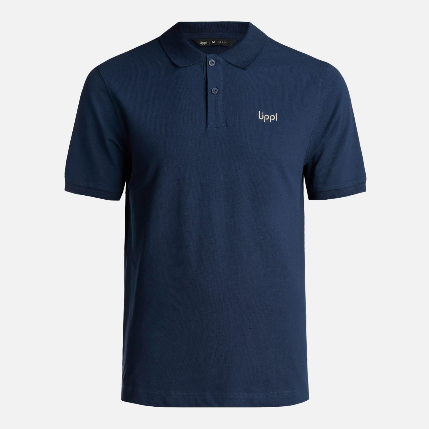 Polera Hombre First Class Elastic Polo Azul Marino Lippi-5