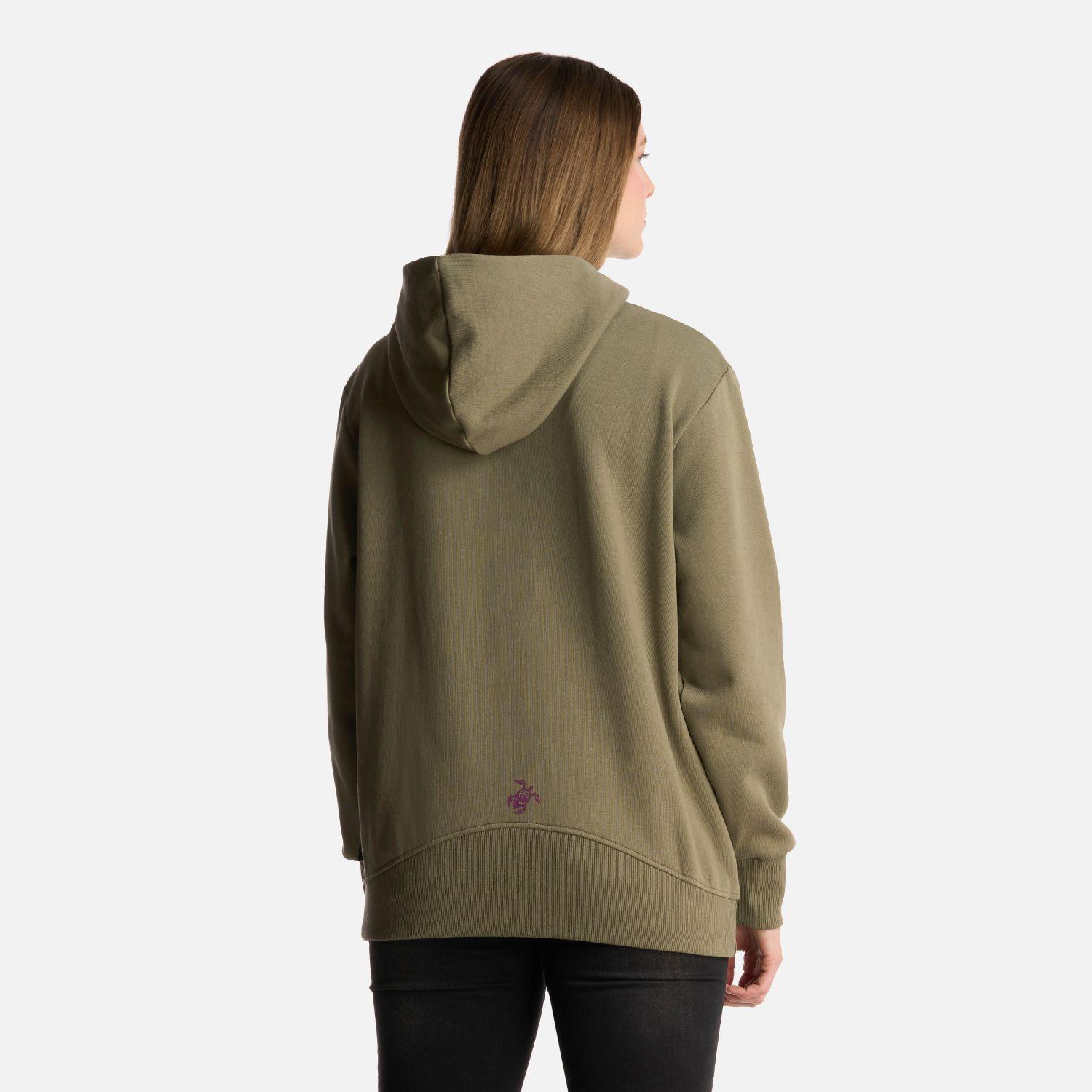 Polerón Mujer Motomami Hoody Verde Oliva Haka Honu-2