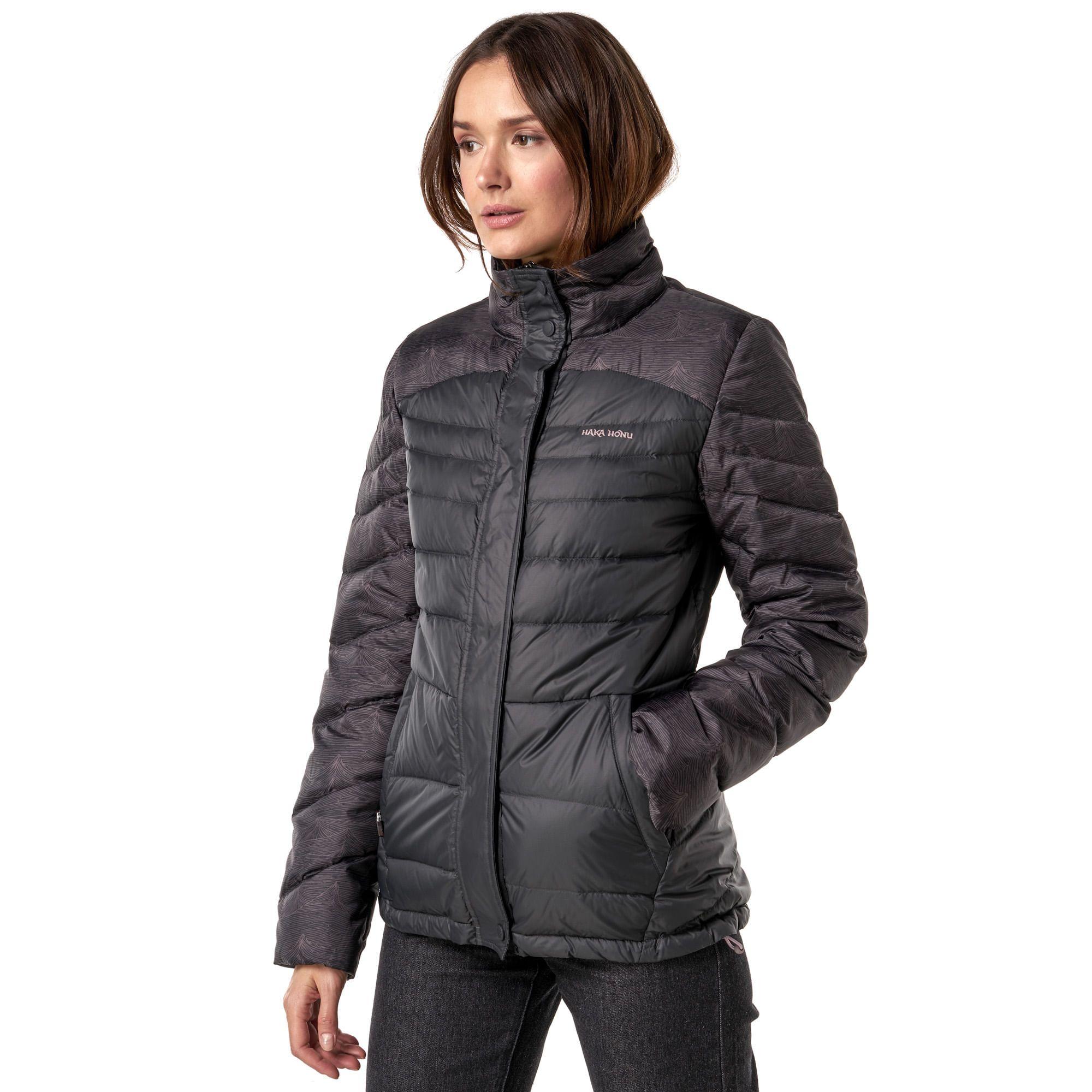 Chaqueta Mujer Infiernillo Sin Gorro Negro Haka Honu I19-0