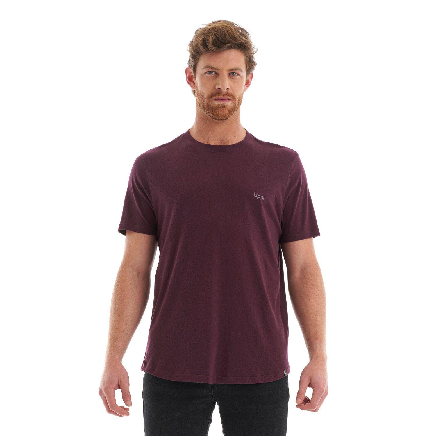Polera Hombre Ulmo Cotton UV-Stop T-Shirt Vino Lippi V22-1