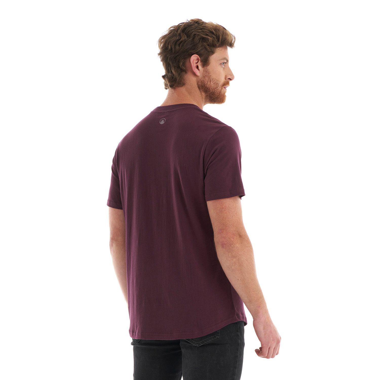 Polera Hombre Ulmo Cotton UV-Stop T-Shirt Vino Lippi V22-4