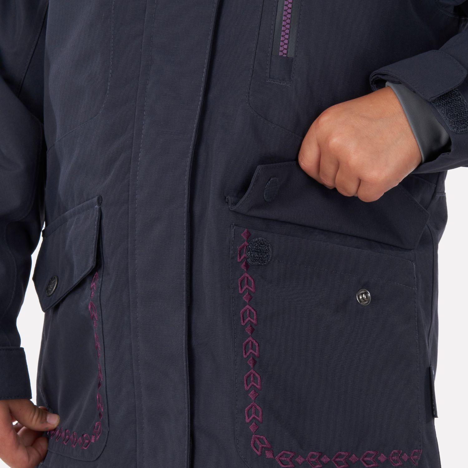 Chaqueta Niña Roble B-Dry Hoody Jacket Azul Piedra Lippi-4
