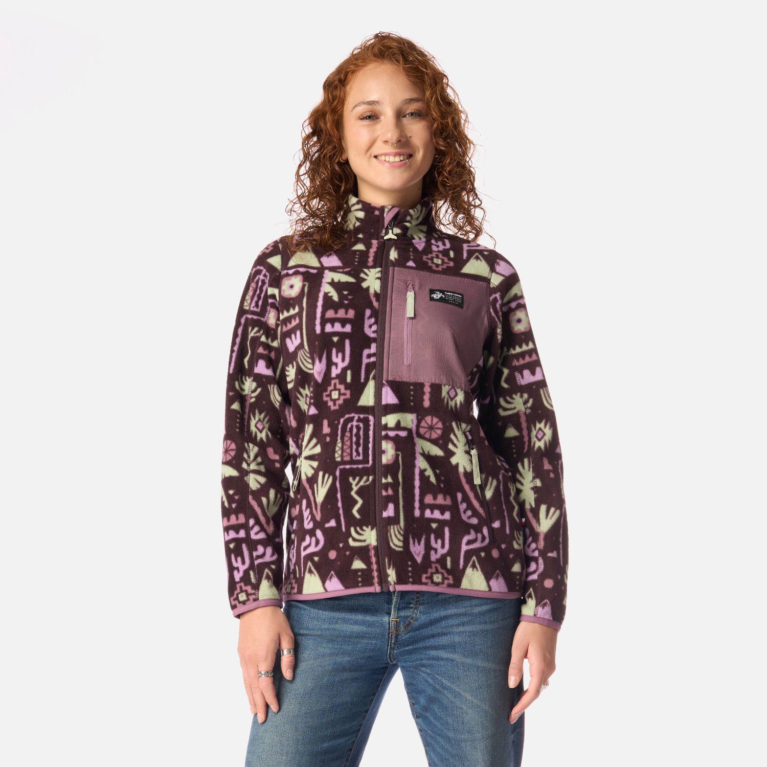 Polar Mujer Ruil Print Burdeo Haka Honu I26-0
