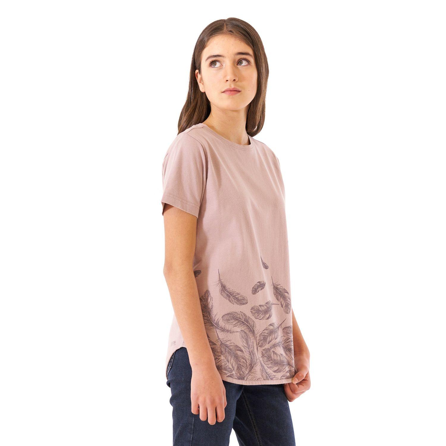 Polera Teen Girl Essential UV-Stop T-Shirt Palo Rosa Lippi-2