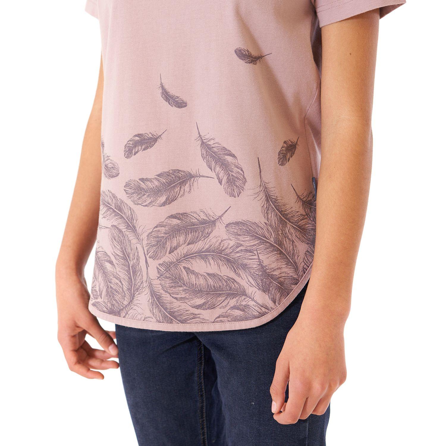 Polera Teen Girl Essential UV-Stop T-Shirt Palo Rosa Lippi-4