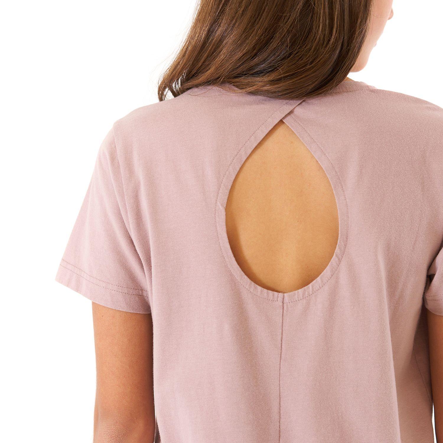 Polera Teen Girl Essential UV-Stop T-Shirt Palo Rosa Lippi-5