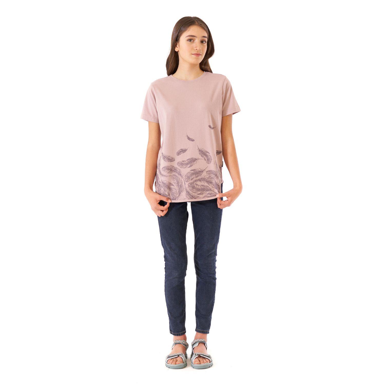 Polera Teen Girl Essential UV-Stop T-Shirt Palo Rosa Lippi-7