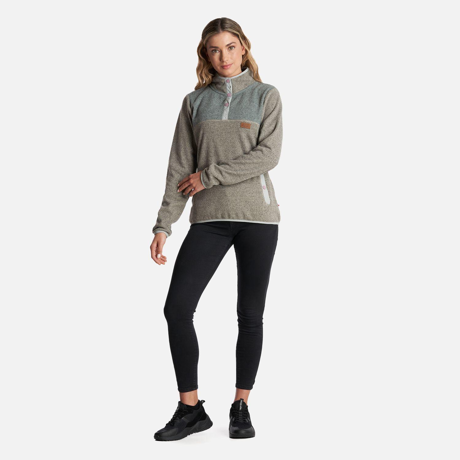 Poleron Mujer Tokerau Crema Haka Honu-6