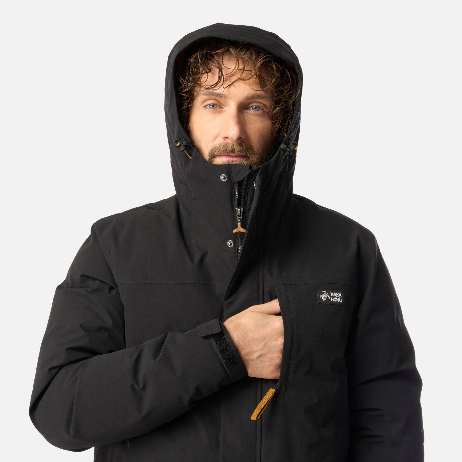 Chaqueta Hombre Diluvio Negro Haka Honu I26-3